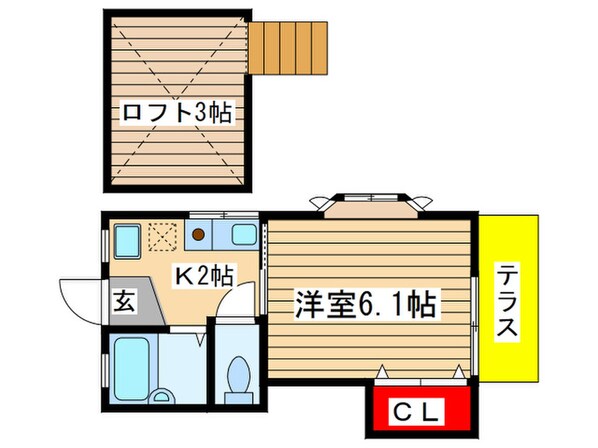 サクスィ－ドの物件間取画像